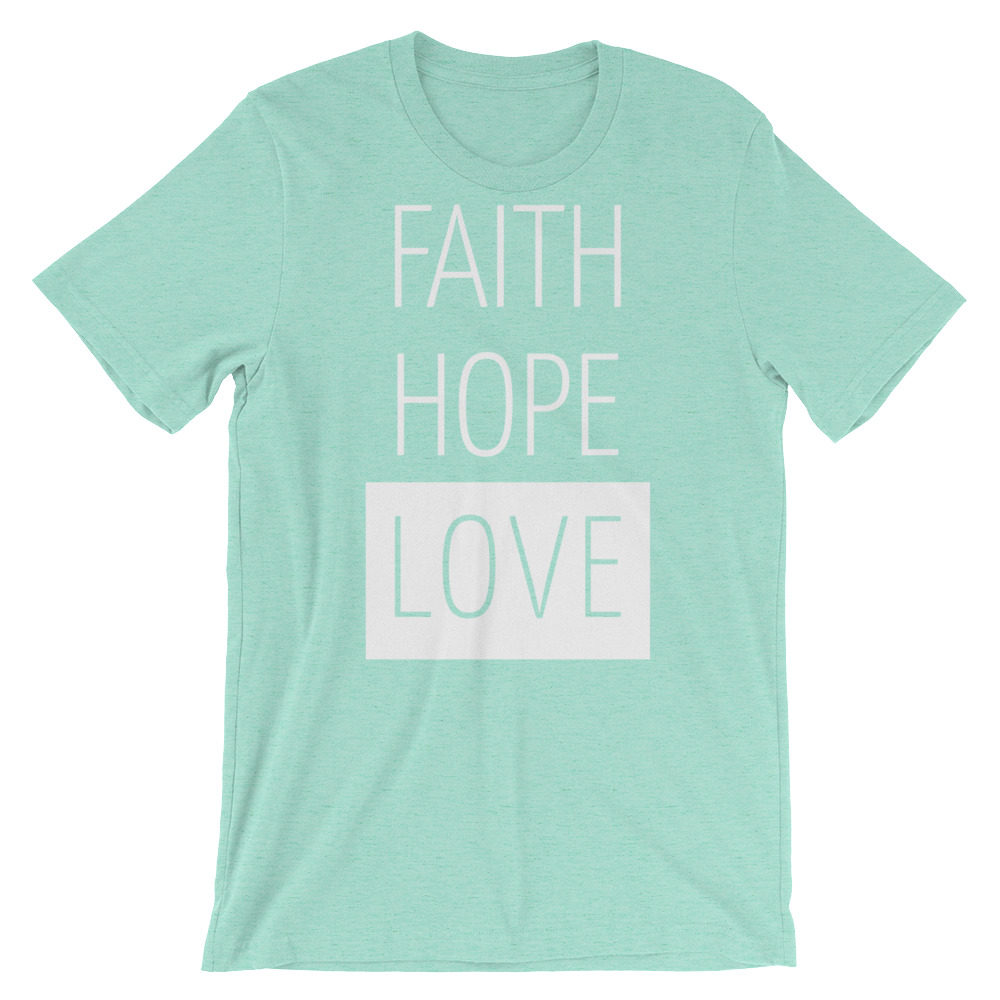 Expression Tees Faith Hope Love Galatians Bible Quote Youth-Sized Hoodie 